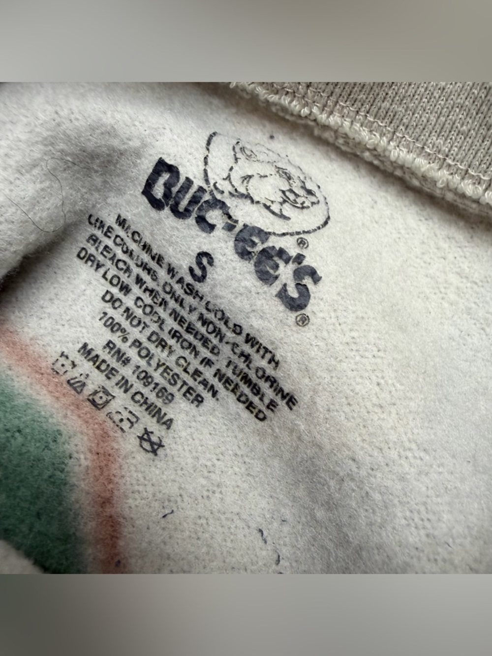 Buc-ees Beaver Logo Varsity Graphic Sweatshirt - Picture 4 of 9